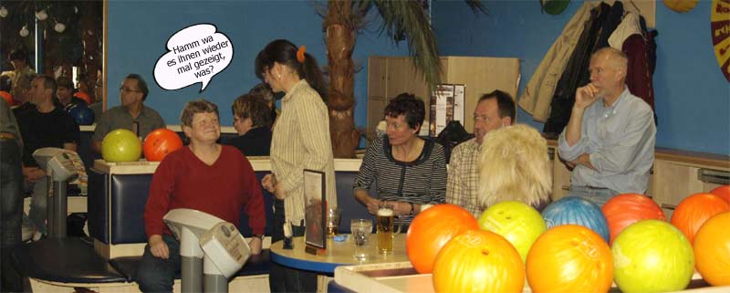 Rolling Oldies beim Bowling 2009