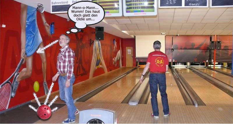 Rolling Oldies beim Bowling 2013