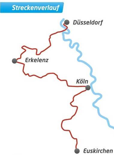 NRW-Inline 2013 Strecke
