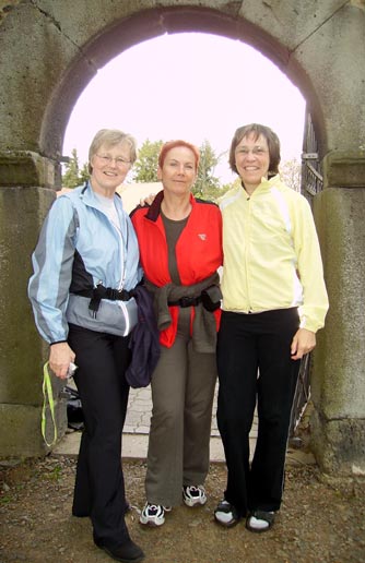 Zu dritt auf dem Schiffenberg