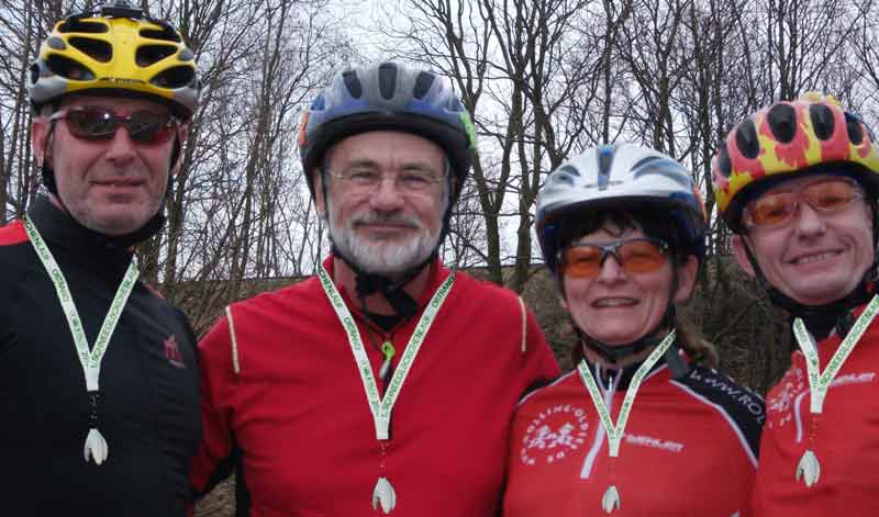 4 Skater beim Schneeglöckchenlauf 2010