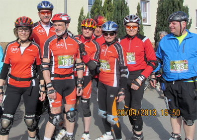 Rolling Oldies beim Spreewaldmarathon 2013