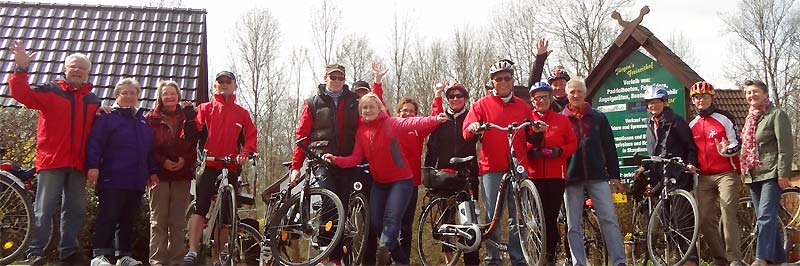 Rolling Oldies radeln im Spreewald 2013