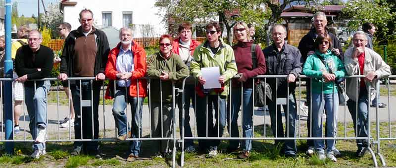 Rolling Oldies warten auf die Walkerinnen